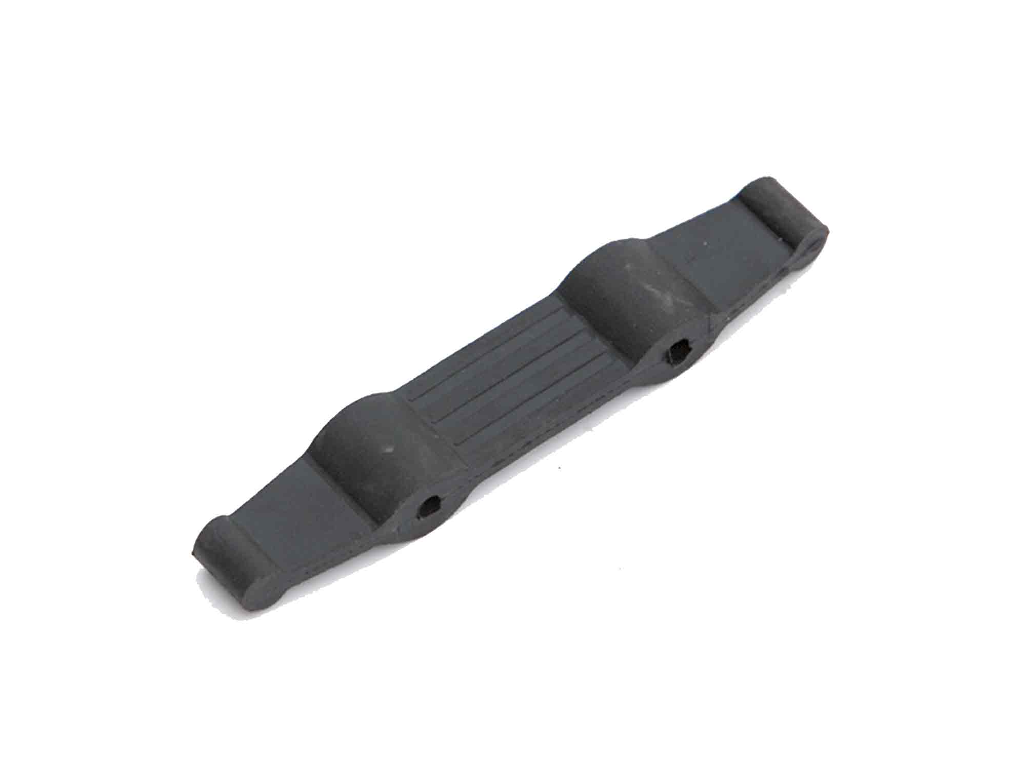 Elastic rubber strap | 2 flaps | Ridged surface | CINGHIA672 Elastic rubber strap | 2 flaps | Ridged surface | CINGHIA672